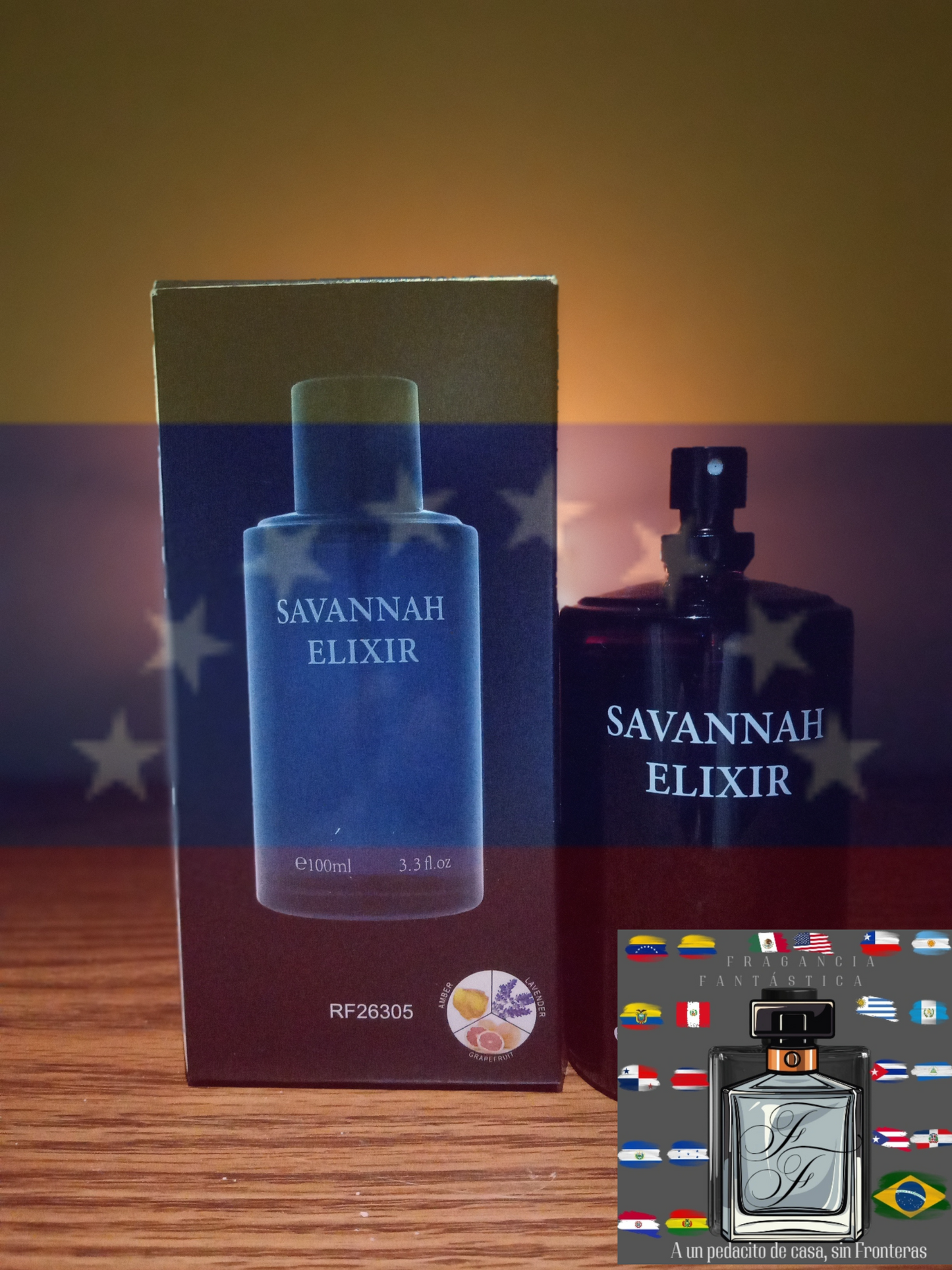 Savannah Elixir spray colone - Eaux de toilette