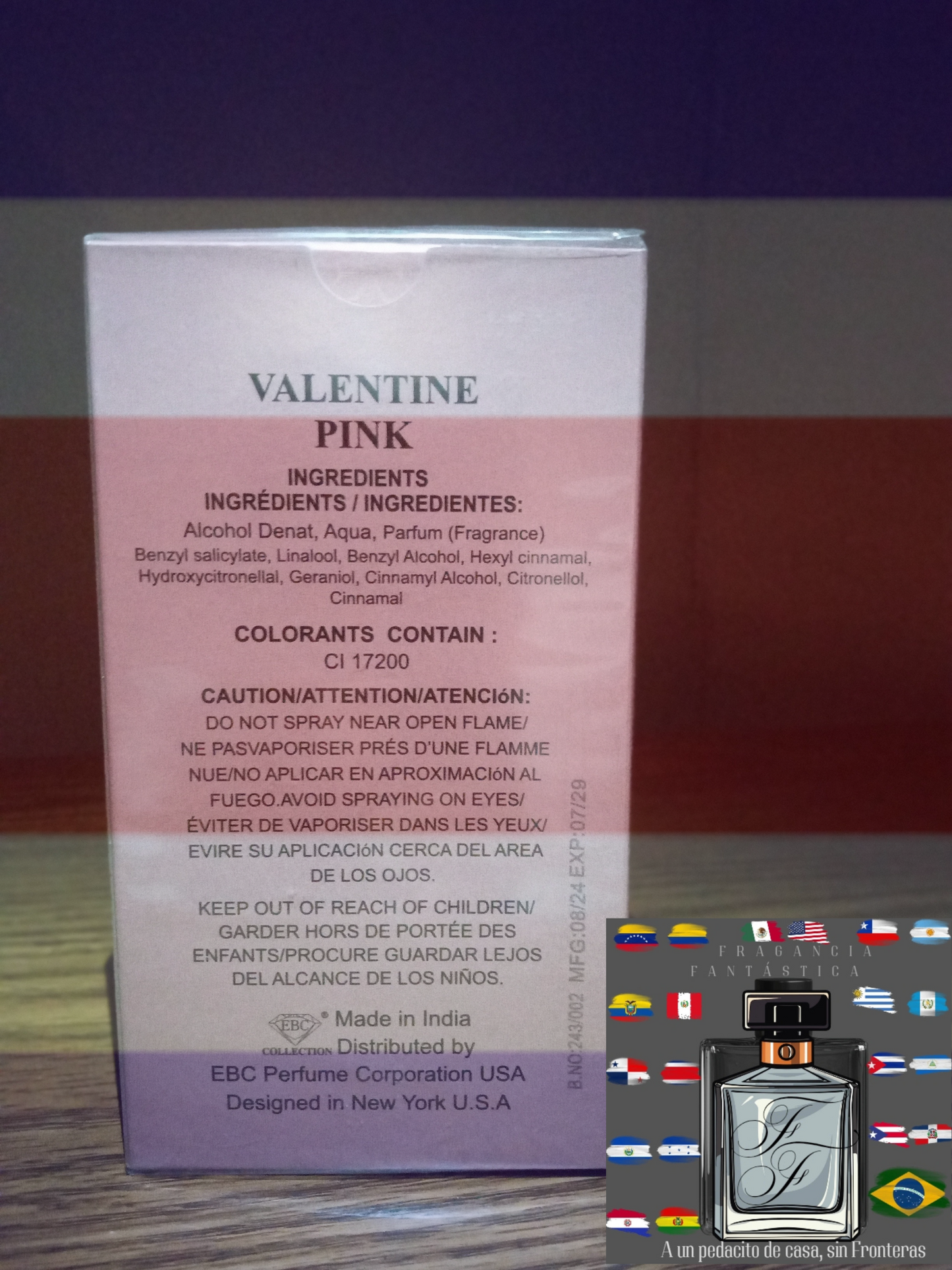 Valentine Pink Eau de Parfum - Perfume For Women
