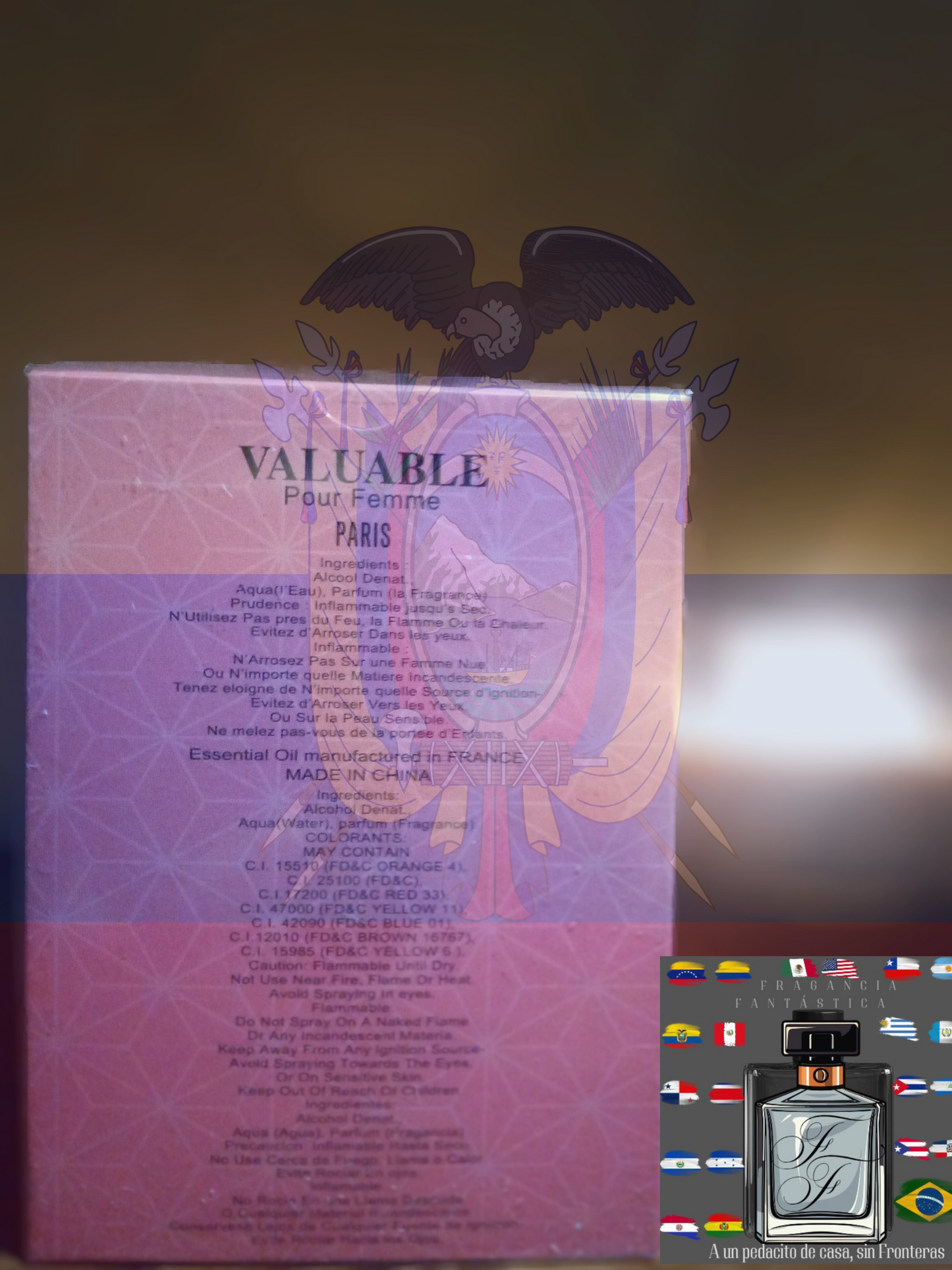 Valuable Pour Femme Paris Spray Perfume for Women