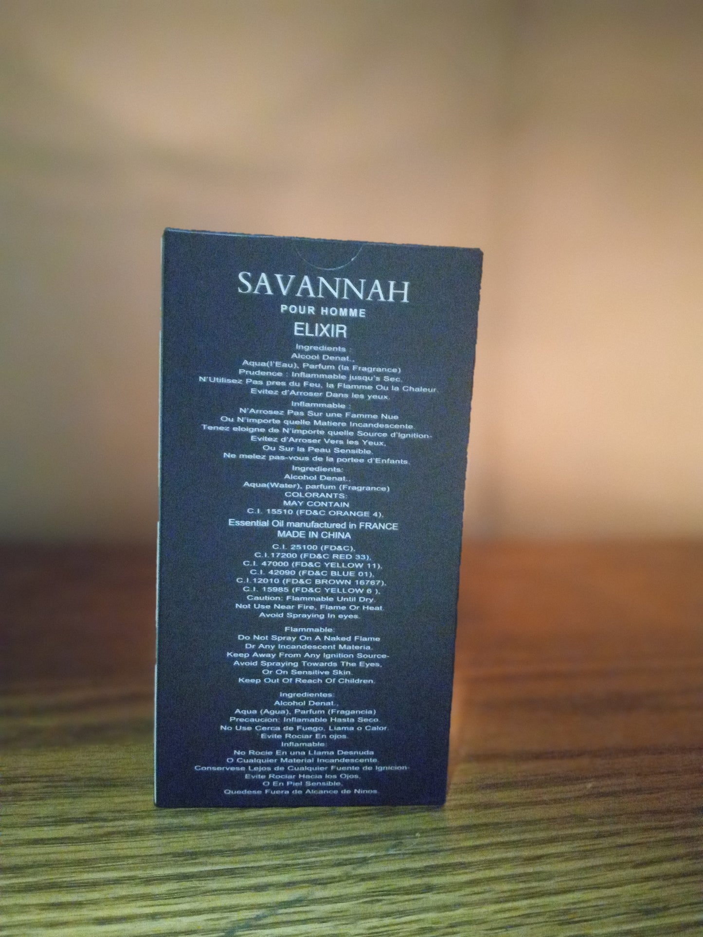 Savannah Pour Homme Elixir- Inspired by Panama