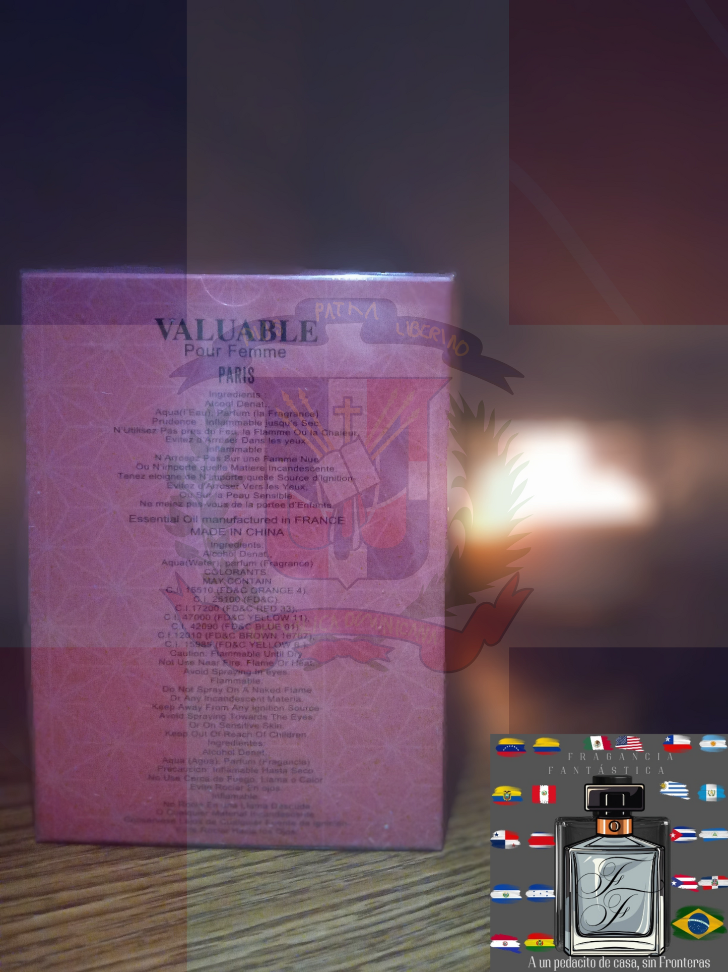 Valuable Pour Femme Paris Spray Perfume for Women