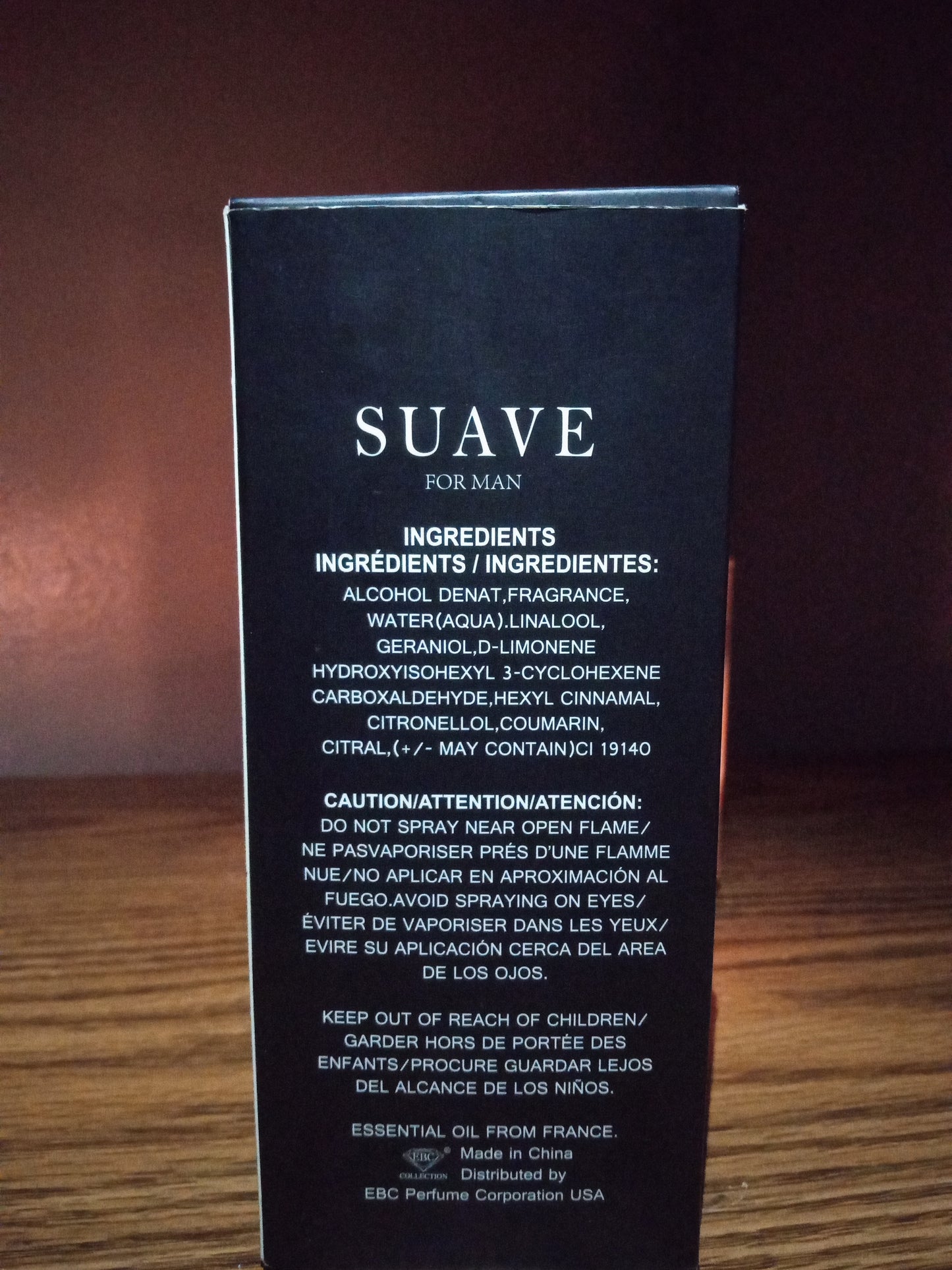 Suave Eau de Toilette Colonia en spray para hombres