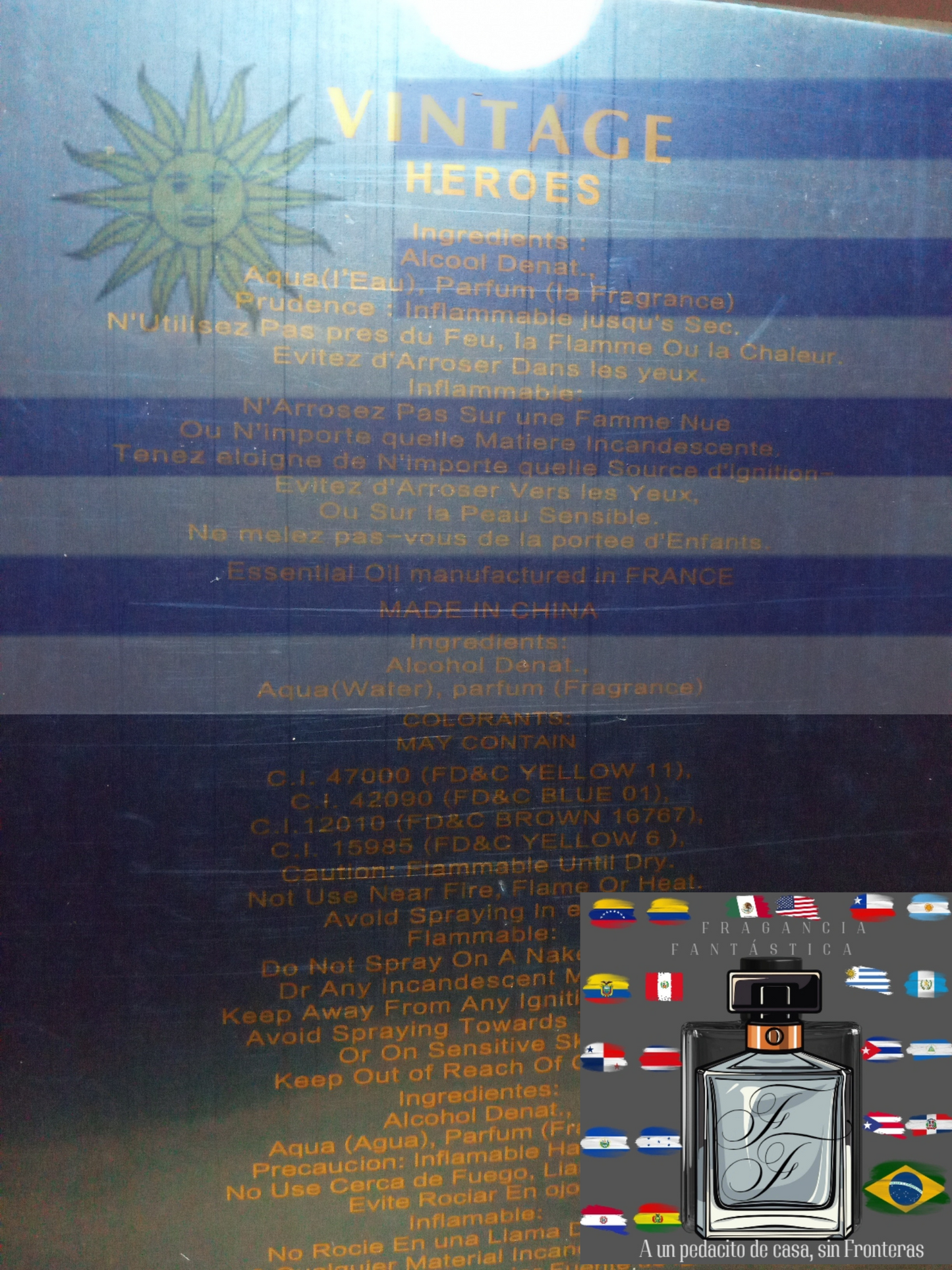 Vintage Heroes Spray Cologne Eau de Parfum For Men
